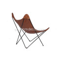 Chaise longue accogliente a cornice metallica Butterfly